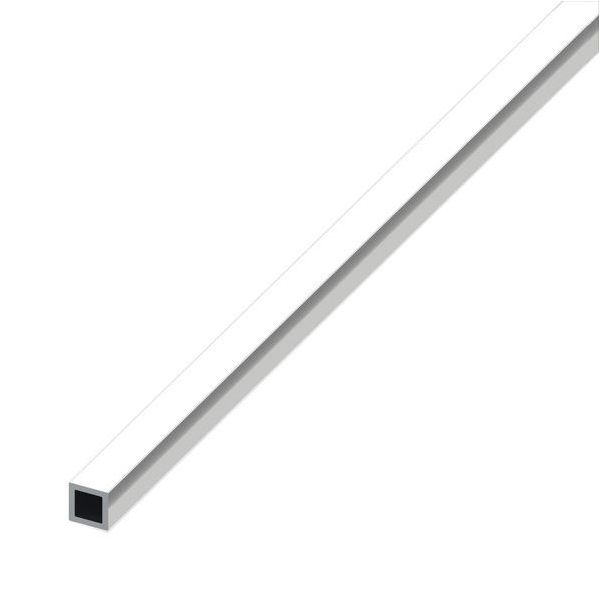 ALFER TUBO QUADRATO ALLUMINIO ANODIZZATO OTTICA CROMATA MT.1