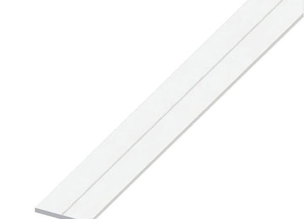 ALFER BARRA PIATTA PVC BIANCO MM15,5X2 MT1