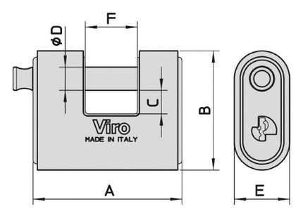 VIRO LUCCHETTO SERIE PANZER